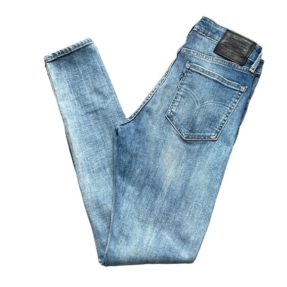 LEVI'S 721 Blue jeans Skinny High Rise Zipper/Button 5 pocket Stretchy 27/30 - Picture 1 of 15